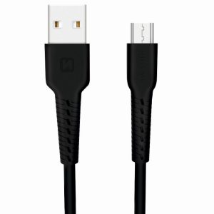 SWISSTEN datový kabel USB-A/ micro USB , délka 1 m Barva: Černá