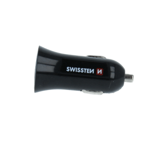 SWISSTEN autonabíječka 2xUSB, 2,4A