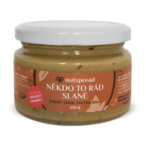 Nutspread Arašídové máslo s kešu, mandlemi a solí 250 g