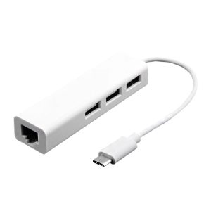 USB-C adaptér/hub 4v1 – bílá