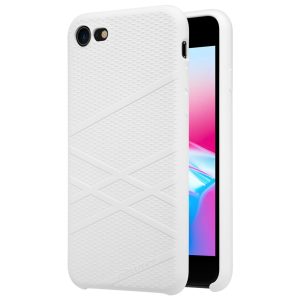 Kryt Nillkin tekutý silikon na iPhone SE (2020) / 8 / 7 – bílá