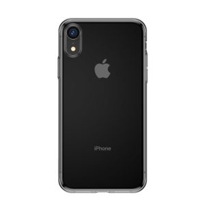 Silikonový kryt Baseus na iPhone XR – černá transparentní