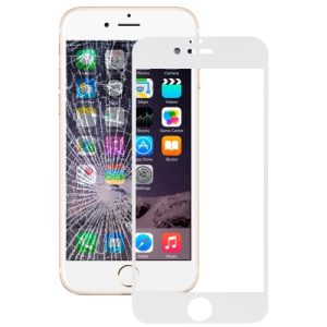 3D tvrzené sklo pro iPhone 6 a 6S – Bílé