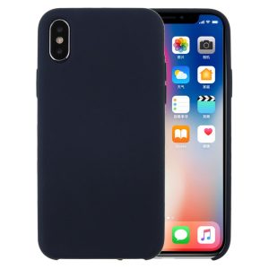 Liquid kryt na iPhone X/ XS – námořnicky modrá