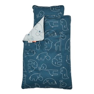 Povlečení Tmavě modré Junior Rozměr: Done By Deer Junior: 40×60+100×135 cm
