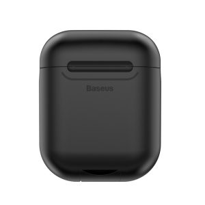 BASEUS pouzdro pro Airpods s bezdrátovým nabíjením – černá