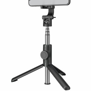 SWISSTEN TRIPOD PRO teleskopická Bluetooth selfie tyč