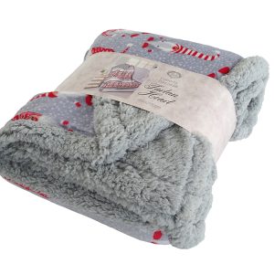 B.E.S. – Petrovice, s.r.o. Deka s beránkem mikroflanel Woods, dárkové balení – trpaslíci Rozměr: 150×210