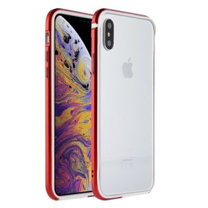 Sulada Hliníkový Bumper na iPhone XS Max – červená