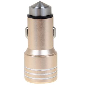 Nabíječka do auta 4.2 A (2x USB) – zlatá