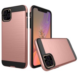 Odolný kryt na iPhone 11 Pro – růžová broušená textura