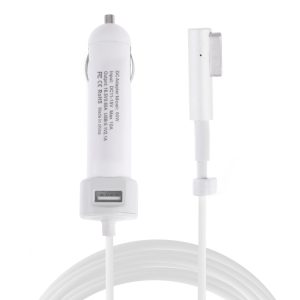 60W nabíječka na MacBook do auta + USB port – magsafe