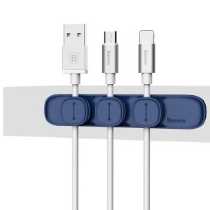 Magnetický organizér kabel Baseus – modrá