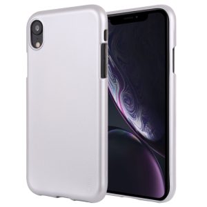 Mercury Goospery Liquid kryt na iPhone XR – stříbrná