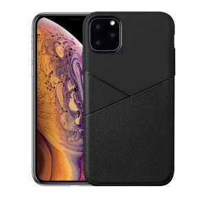 Tenký silikonový kryt Split na iPhone 11 Pro Max – černá