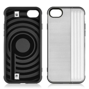 Kryt Hidden Card na iPhone SE 2020/ 7/ 8 – stříbrná