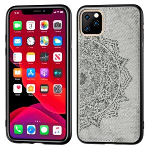 Magnetický kryt Mandala na iPhone 11 Pro – šedá