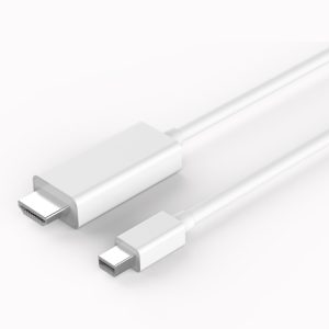 FullHD HDMI / Mini DisplayPort kabel (1.8 m) – bílá