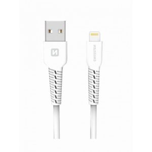 SWISSTEN datový kabel USB/Lightning, 1,2 m, bílý (samoprodavač)