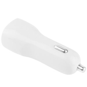 Basic nabíječka do auta 2.1 A (2x USB) – Bílá