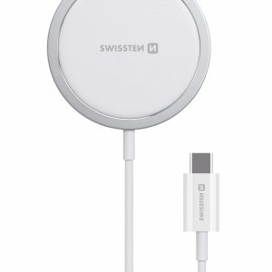 SWISSTEN magStick WIRELESS nabíječka pro iPhone kompatibilní s MagSafe