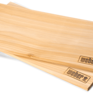 Udící prkénka Weber z cedrového dřeva, 2 ks