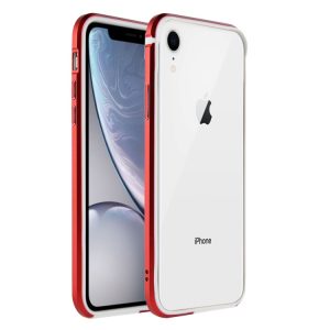 Sulada hliníkový Bumper na iPhone XR – červená