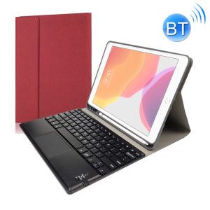 Klávesnice s touchpadem pro iPad 10.2" (2019 / 2020 / 2021), iPad Pro 10.5" (2017) a iPad AIR 3 10.5" (2019) + slot pro Apple Pencil – červená