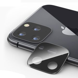 Tvrzené sklo Titanium na zadní kameru iPhone 11 Pro/ 11 Pro Max – černá