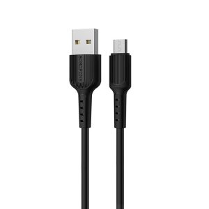 Micro USB kabel Borofone 1 m – černá
