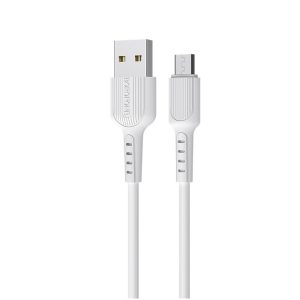 Micro USB kabel Borofone 1 m – bílá