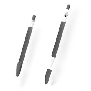 Silikonový obal na Apple Pencil (Sada 4 ks) – šedá