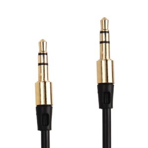 Audio kabel 1m 3.5mm jack (samec) / 3.5mm jack (samec) – černá
