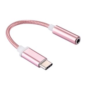 Odolná redukce z USB-C na 3.5mm jack – růžově zlatá