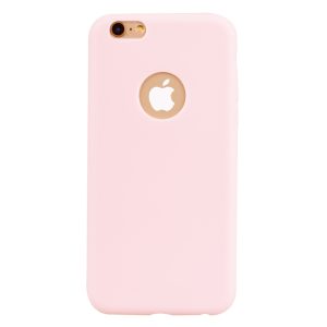 Obal s výřezem na logo na iPhone 6 Plus/ 6S Plus – Candy Pink