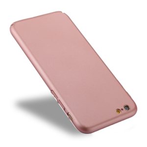 Pogumovaný plastový kryt na iPhone 6 Plus/ 6S Plus – Rose Gold