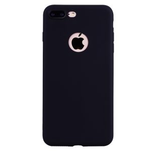 Obal s výřezem na logo na iPhone 7 Plus/ 8 Plus – Candy Black