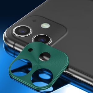 Kovový rámeček na zadní kameru iPhone 11 – zelená