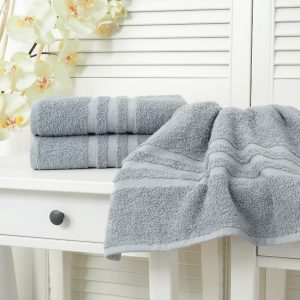 B.E.S. – Petrovice, s.r.o. Bavlněný froté ručník Standard – Grey Rozměr: 30 x 50