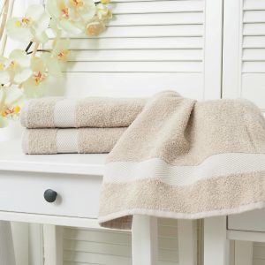 B.E.S. – Petrovice, s.r.o. Bavlněný froté ručník Adria – Kávový Rozměr: 30 x 50