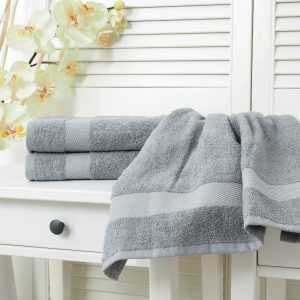 B.E.S. – Petrovice, s.r.o. Bavlněný froté ručník Adria – Šedý Rozměr: 30 x 50