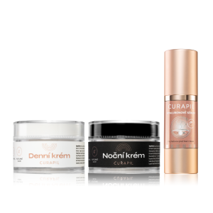 Denní a noční krém Curapil + Hyaluronové sérum ZDARMA
