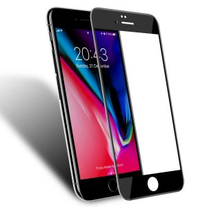 Ochranné sklo pro iPhone SE 2022, SE 2020, 7 a 8 – Černé