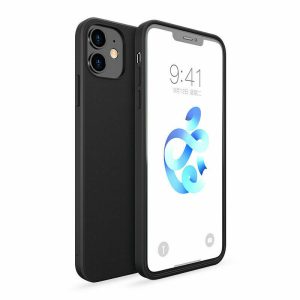 Silikonový kryt pro iPhone 12 Pro Max – Černý