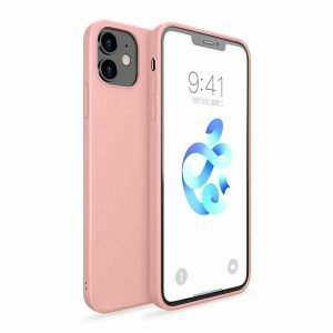 Silikonový kryt pro iPhone 12 – Růžový