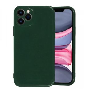 Silikonový kryt pro iPhone 12 Mini – Tmavě zelený