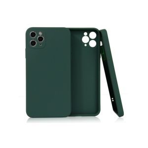 Silikonový kryt pro iPhone 11 Pro Max – Tmavě zelený
