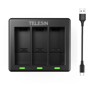 Nabíječka pro tři baterie pro GoPro Hero 9/10/11/12