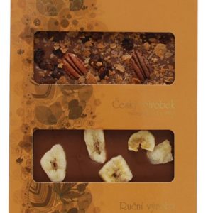 Kamila Chocolates Tabulky mléčných čokolád s posypem MIX 4x50g – světlá krabička