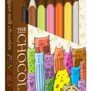 Severka The Chocolate Čoko pastelky mléčné – motiv kočky 100 g